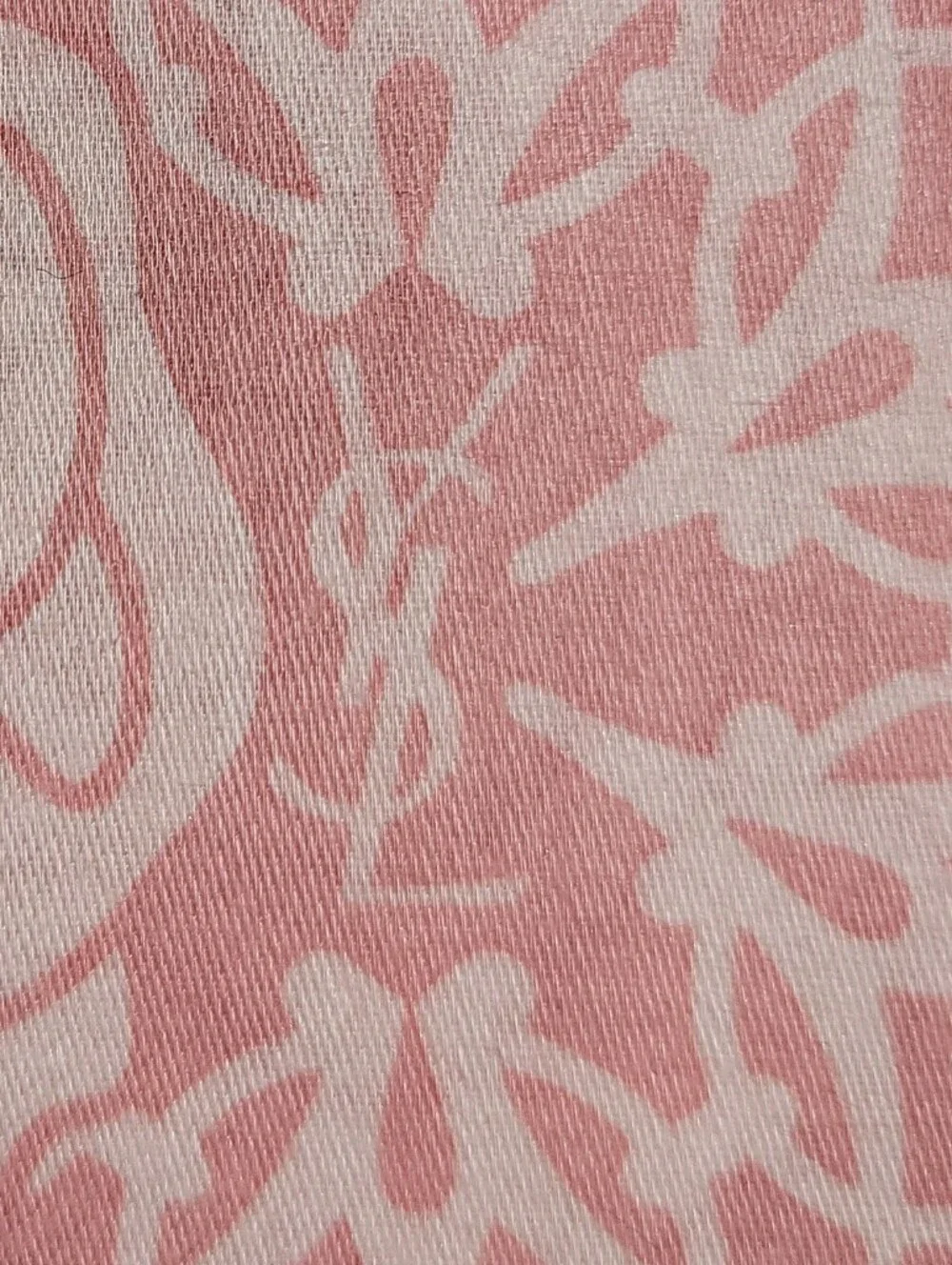 YSL Vintage Square Scarf In Pink